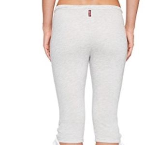 Hard Tail Pants - HARD TAIL LACE UP CAPRI HEAT-15 HEATHER Hard Tail Pants - HARD TAIL LACE UP CAPRI HEAT-15 HEATHER